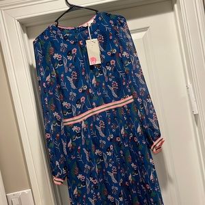NWT Boden long sleeve Midi dress size 8 never worn in perfect condition